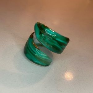 Beautiful Authentic Morano Glass Ring
